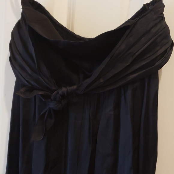 MADEWELL Black Strapless Tie-Front Jumpsuit 4 NEW - Picture 6 of 14